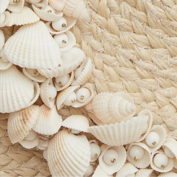 Summer natural rope and seashells clutch - Picture 4 of 8